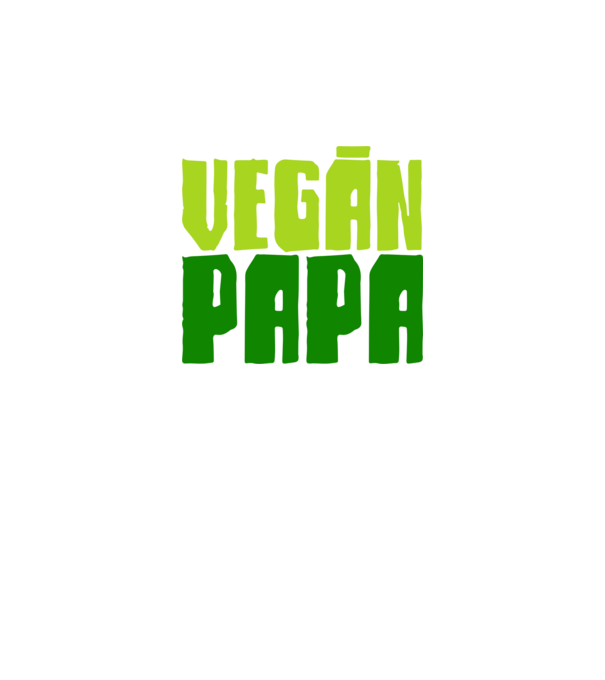 Vegán család PAPA minta fehér pólón