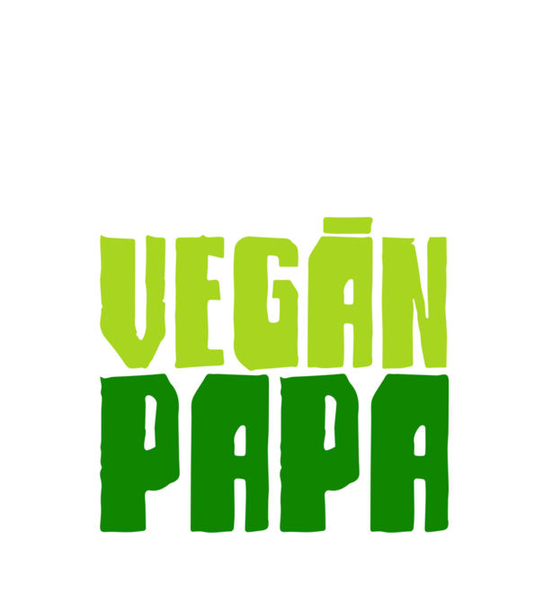 Vegán család PAPA minta fehér pólón