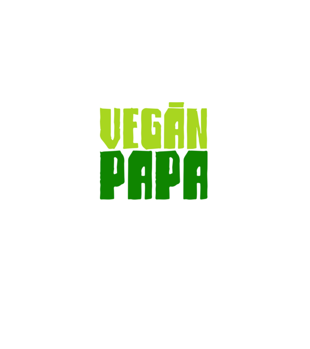 Vegán család PAPA minta fehér pólón