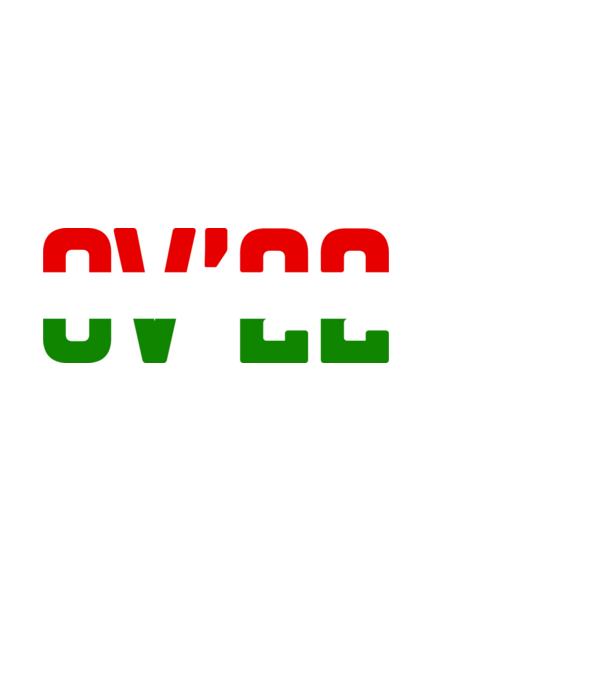 OV22 három színű minta fekete pólón