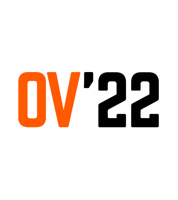 OV22 kettő színű minta fehér pólón