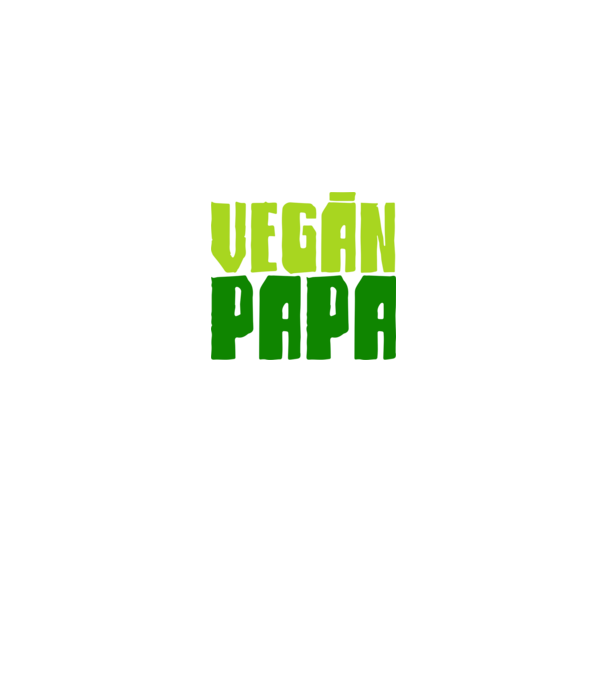 Vegán család PAPA minta fehér pólón