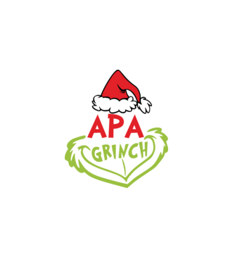 Apa grinch minta fehér pólón