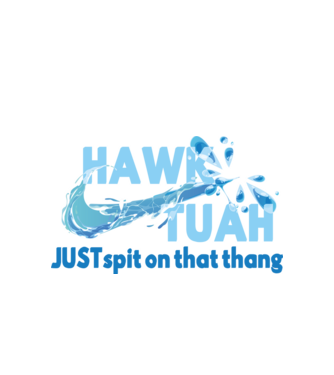 Hawk tuah minta fehér pólón