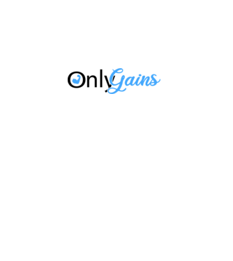 OnlyGains minta fehér pólón