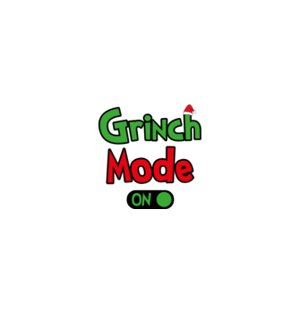 Grinch mode on minta fehér/piros pólón