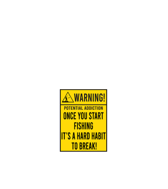 Warning! minta fehér pólón
