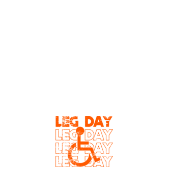 Leg day minta sötétkék pólón
