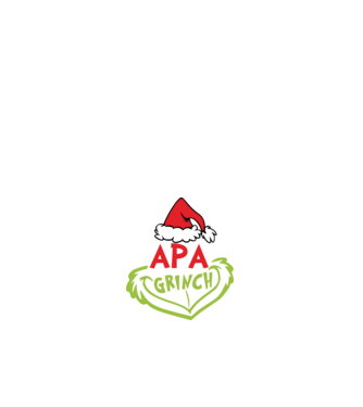 Apa grinch minta fehér pólón