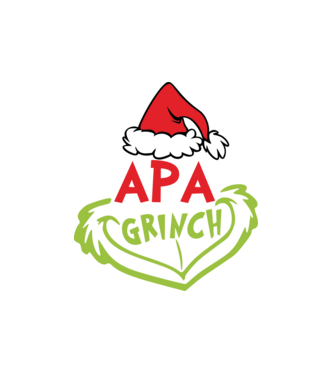 Apa grinch minta fehér pólón