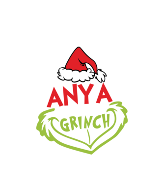 Anya grinch minta fehér pólón