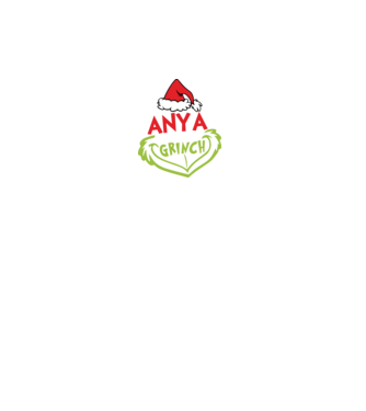 Anya grinch minta fehér pólón