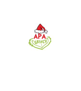 Apa grinch minta fehér pólón