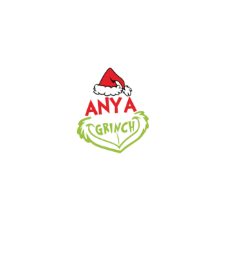 Anya grinch minta fehér pólón