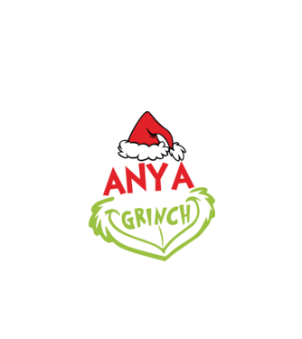 Anya grinch minta fehér pólón
