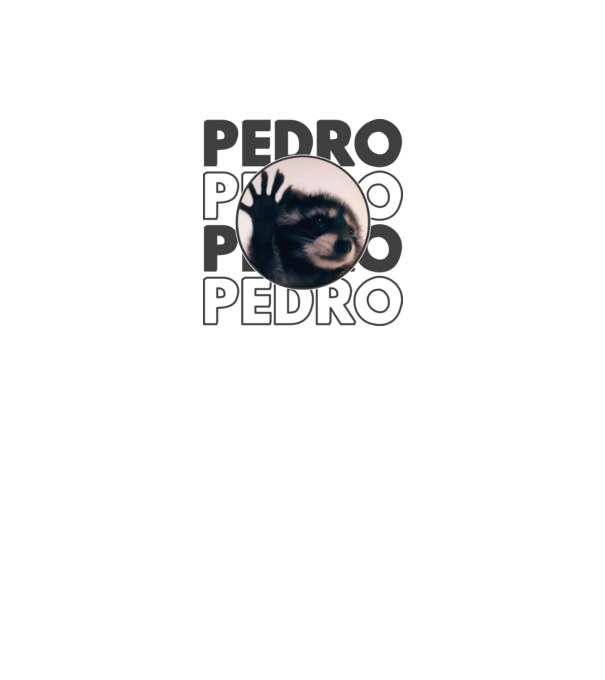 Pedro pedro pedro pedro minta fehér pólón