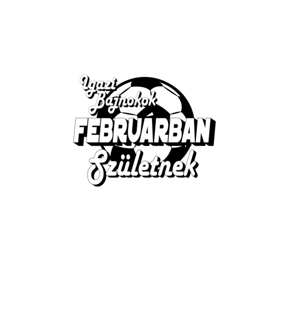 Igazi bajnokok februárban születnek minta szürke pólón