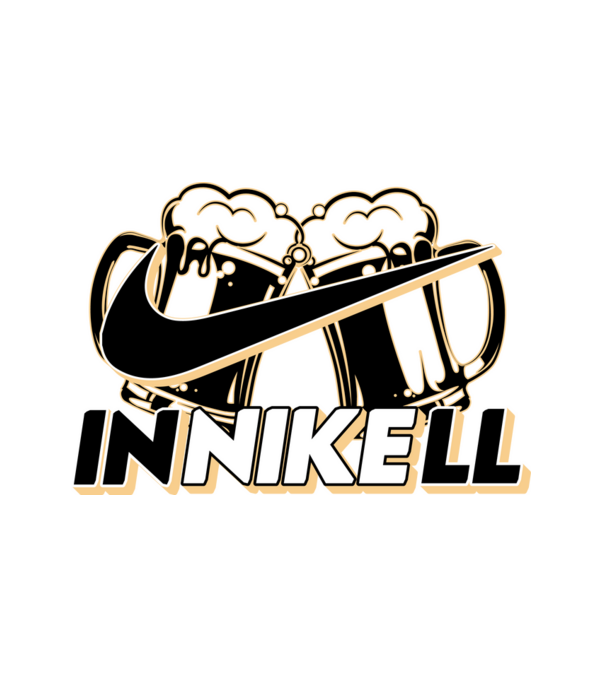 inNIKEll minta fehér pólón