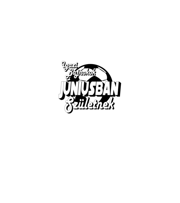 Igazi bajnokok júniusban születnek minta királykék pólón