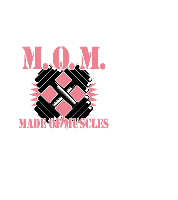 M. O. M. minta fekete pólón