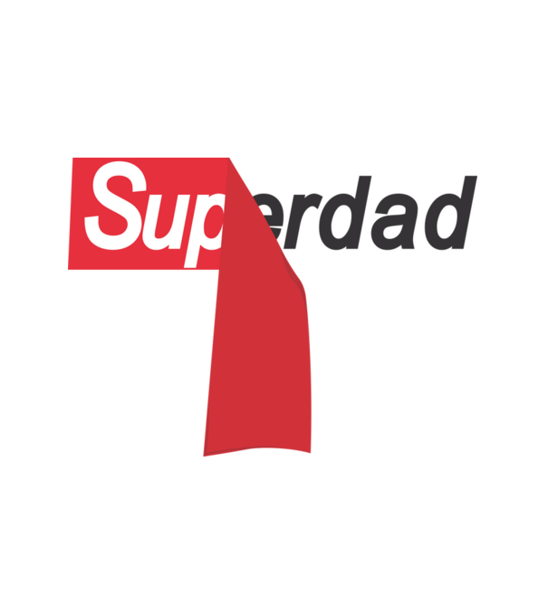 Superdad minta fehér pólón