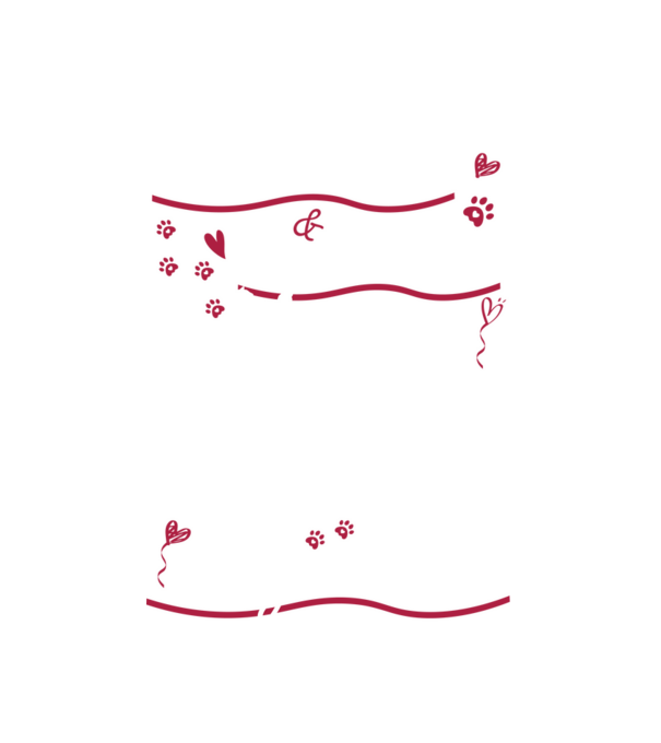 Macskás szív és macskás lélek (fehér) minta fehér pólón