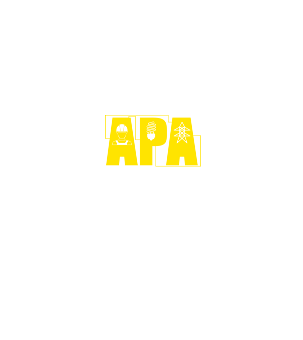 Apa villanyszerelő minta fekete pólón