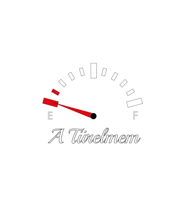 A türelmem fogy minta fehér pólón