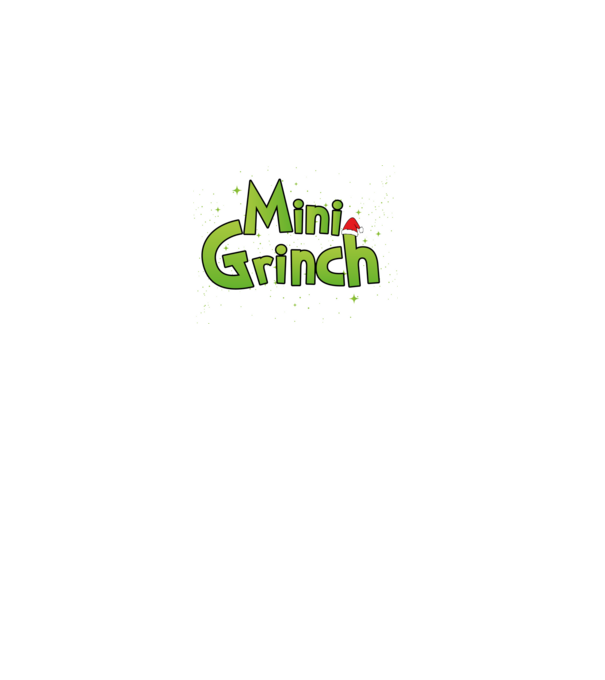 Mini Grinch minta fekete pólón