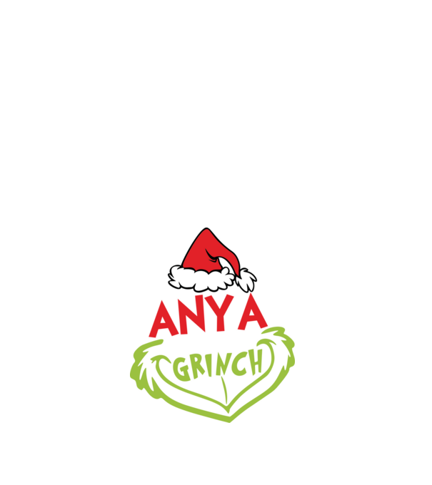 Anya grinch minta fehér pólón
