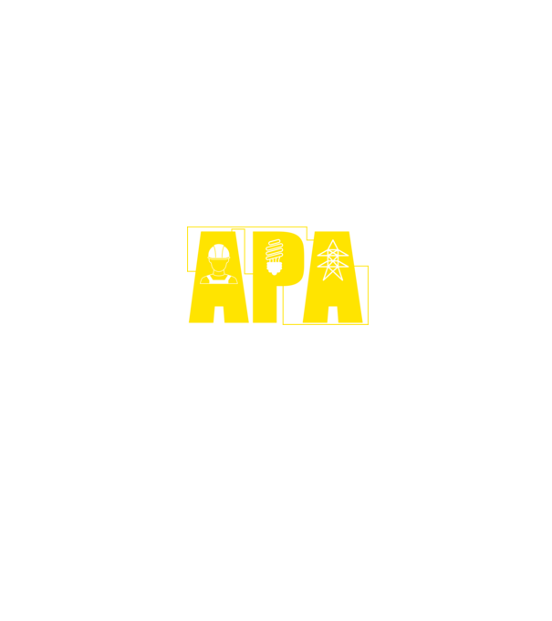 Apa villanyszerelő minta fekete pólón