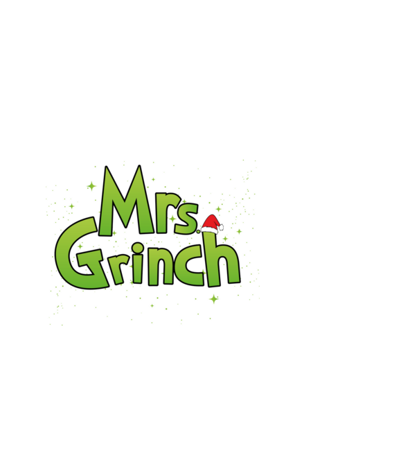 Mrs Grinch minta fekete pólón
