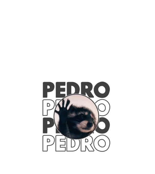 Pedro pedro pedro pedro minta fehér pólón