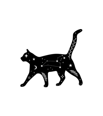 Cat minta homokszín pólón