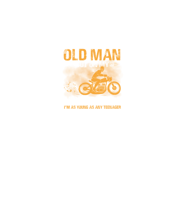 Motorbicikli minta fekete pólón