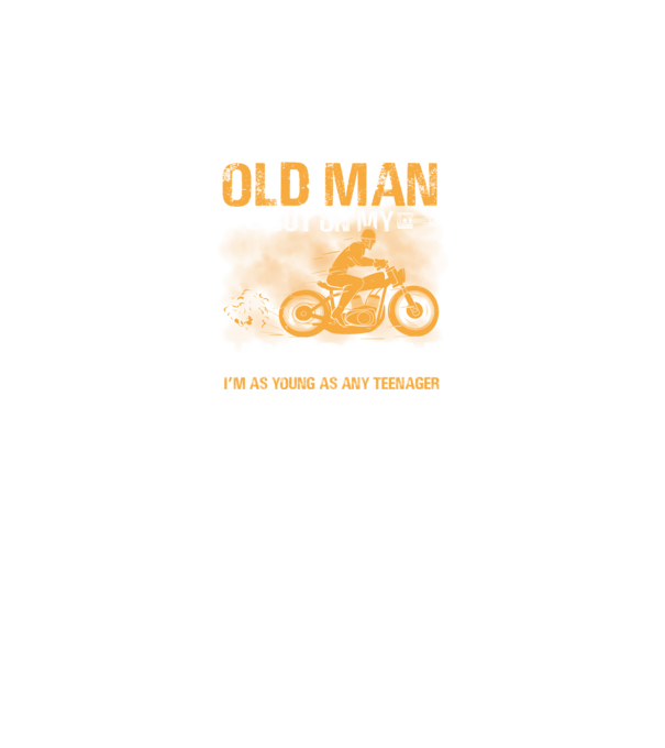 Motorbicikli minta fekete pólón