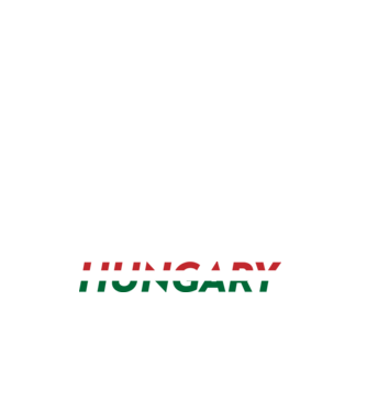 hungary minta fehér pólón
