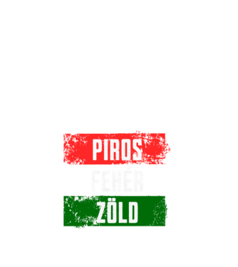 Piros, Fehér, Zöld minta fehér pólón