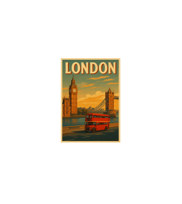 London Vintage minta szürke pólón