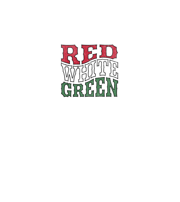 Red White Green - Piros Fehér Zöld minta királykék pólón