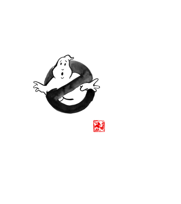 ghostbuster white minta almazöld pólón