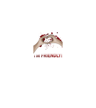 Im Friendly! - Dayz minta fekete pólón