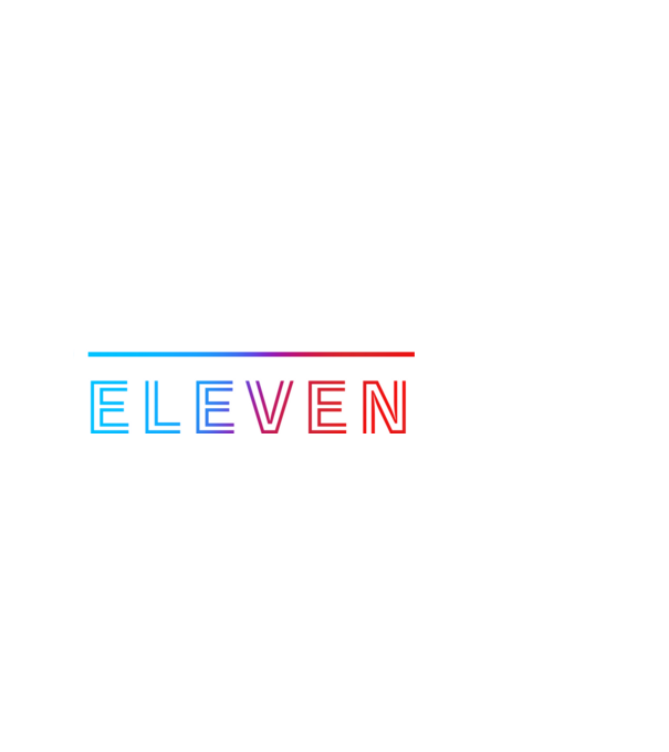 Stranger Things - In a world full of TENS be an ELEVEN 21 minta fekete pólón