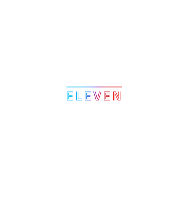 Stranger Things - In a world full of TENS be an ELEVEN 21 minta fekete pólón