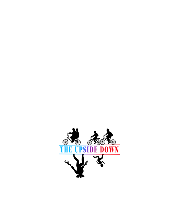 Stranger Things Multicolor White minta fehér pólón