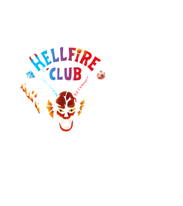 Hellfire Club- multicolor minta fekete pólón