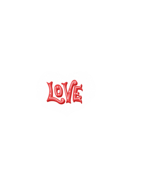 Love 1 minta sötétkék pólón