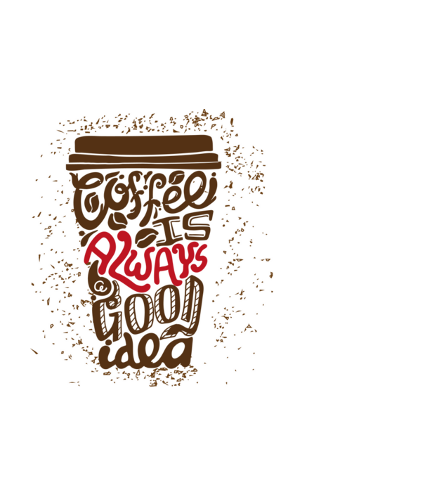 coffee minta fekete pólón