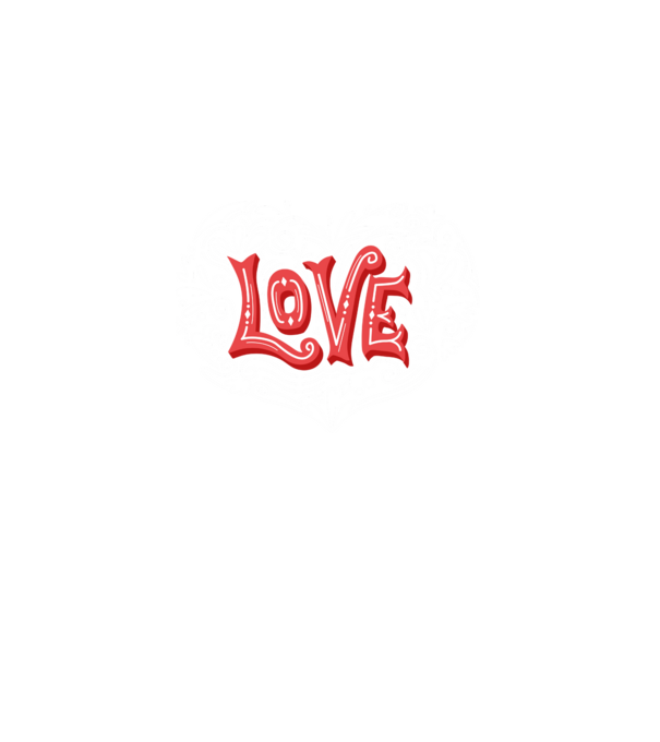 Love 1 minta szürke pólón