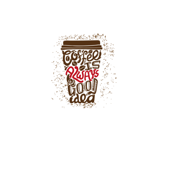 coffee minta szürke pólón